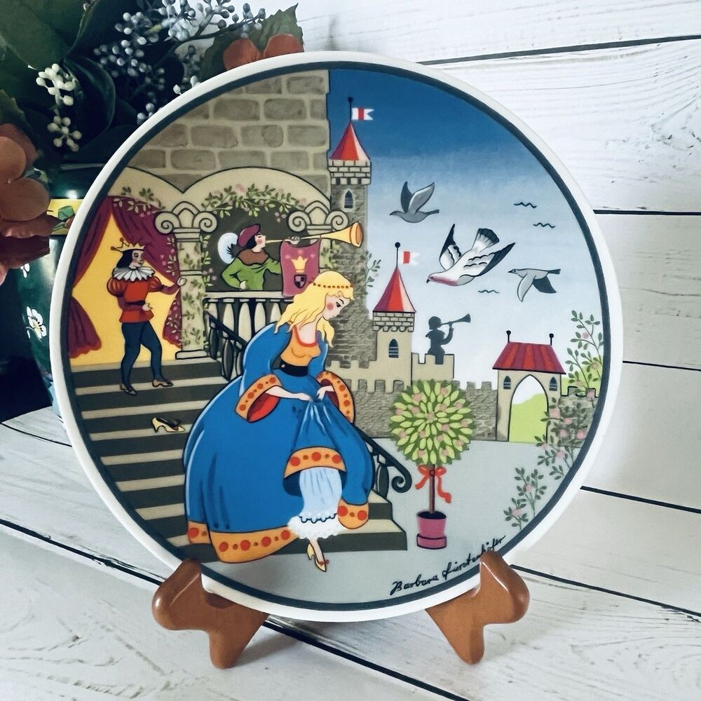 Barbara Fürstenhöfer Fairy Tale Series 8” Collector's plate Cinderella Vintage